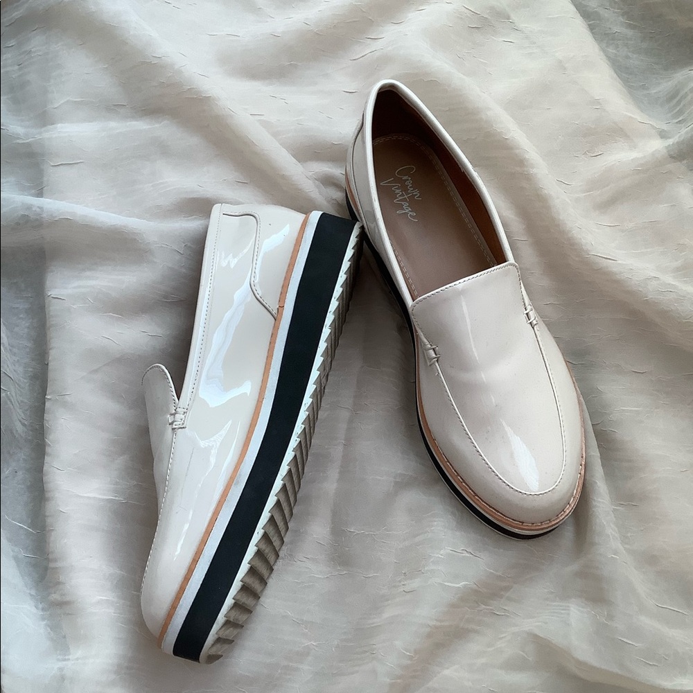 Crown Vintage Patent Leather Loafers